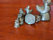 Load image into Gallery viewer, Set of 18thC. Burmese Cockerel Opium Weights