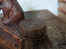 Load image into Gallery viewer, Antique Swiss Black Forest Bear Desk Tidy