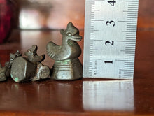 Load image into Gallery viewer, Set of 18thC. Burmese Cockerel Opium Weights