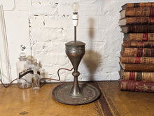 Load image into Gallery viewer, 19th Century Middle Eastern Turkish Oil Lamp Converted to Electric