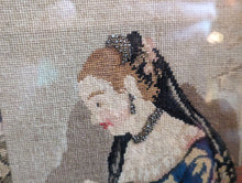 Load image into Gallery viewer, 19th Century French Needlepoint with Ornate Molded Frame