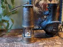 Load image into Gallery viewer, Antique ECCLES Type 6 Brass Miners Safety Lamp