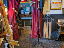 Load image into Gallery viewer, Victorian Wrought Iron Standard Lamp Converted to Electric