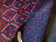 Load image into Gallery viewer, 5'5" x 3' Antique Afghan Hand Knotted Wool Baluch Rug - 166cm x 90cm
