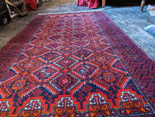 Load image into Gallery viewer, 5'5" x 3' Antique Afghan Hand Knotted Wool Baluch Rug - 166cm x 90cm