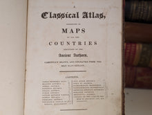 Load image into Gallery viewer, 1828 Browns Classical Atlas - Maps of all the Countries mentioned by the Ancient Authors