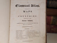 Load image into Gallery viewer, 1828 Browns Classical Atlas - Maps of all the Countries mentioned by the Ancient Authors