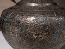 Load image into Gallery viewer, Antique Indian Engraved Brass Surahi / Vase