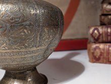 Load image into Gallery viewer, Antique Indian Engraved Brass Surahi / Vase