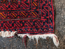 Load image into Gallery viewer, 5'5" x 3' Antique Afghan Hand Knotted Wool Baluch Rug - 166cm x 90cm