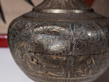 Load image into Gallery viewer, Antique Indian Engraved Brass Surahi / Vase
