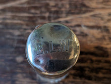 Load image into Gallery viewer, Antique Victorian Solid Silver Cut Glass Large Perfume Bottle