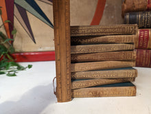 Load image into Gallery viewer, The Works of Sir Walter Scott - 8 Leather Bound Volumes - 1899 - Antique Leather Bound Books