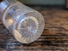Load image into Gallery viewer, Antique Victorian Solid Silver Cut Glass Large Perfume Bottle
