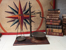 Load image into Gallery viewer, Antique Brass Apothecary Scales