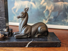 Load image into Gallery viewer, 1930's Art Deco Marble and Bronze Table Lamp