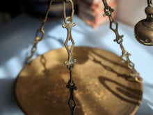 Load image into Gallery viewer, Antique Italian Brass Apothecary Scales
