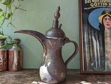 Load image into Gallery viewer, 19th Century Middle Eastern Turkish Brass Dallah