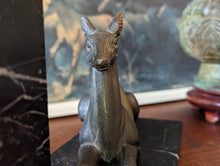 Load image into Gallery viewer, 1930's Art Deco Marble and Bronze Table Lamp