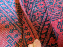 Load image into Gallery viewer, 5'4"x3'3" Vintage Afghan Ersari Hand Knotted Wool Rug - 162 x 98cm