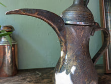 Load image into Gallery viewer, 19th Century Middle Eastern Turkish Brass Dallah