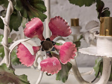 Load image into Gallery viewer, 1960's Italian Tole Ware Hanging Chandelier Pendant Light