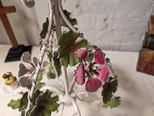 Load image into Gallery viewer, 1960's Italian Tole Ware Hanging Chandelier Pendant Light