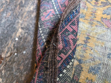 Load image into Gallery viewer, 4'3" x 2'8" Antique Nomadic Timuri Baluch Wool Rug - 130 x 86cm