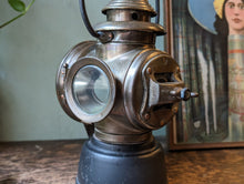 Load image into Gallery viewer, Antique "King of the Road" Car Oil Lamp