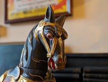Load image into Gallery viewer, Large Colorful Balinese Horse Carving