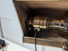 Load image into Gallery viewer, 1920's Brass Bankers Desk Lamp