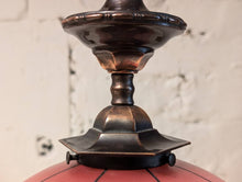 Load image into Gallery viewer, Early 20th.C Painted Opaline Pendant Ceiling Light