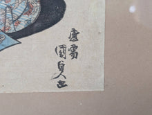 Load image into Gallery viewer, Original Ukiyo-e Japanese Woodblock Print - Utagawa Kunisada