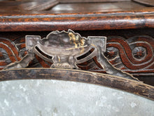 Load image into Gallery viewer, 1920's Arts and Crafts Metal Frame Mirror