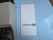 Load image into Gallery viewer, Underwood (Olivetti) 18 Mid Century Typewriter - Unused
