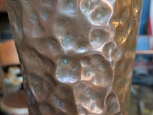 Load image into Gallery viewer, Large Arts & Crafts Hammered Copper Vase