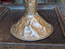 Load image into Gallery viewer, Large Arts & Crafts Hammered Copper Vase