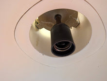 Load image into Gallery viewer, Large Vintage Red Industrial Enamel Metal Pendant Light