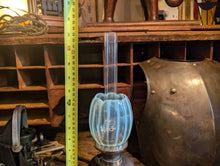 Load image into Gallery viewer, Victorian Art Nouveau Oil Lamp Lantern With Vaseline Shade