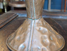 Load image into Gallery viewer, Large Arts & Crafts Hammered Copper Vase