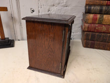 Load image into Gallery viewer, Early 20th.C Arts & Crafts Oak Smokers Cabinet