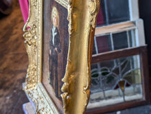 Load image into Gallery viewer, William Brassey Hole 19th.C Oil Painting Of Boy In Gilt Frame
