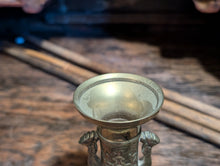 Load image into Gallery viewer, Antique Chinese Bronze Dragon Vase