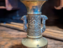 Load image into Gallery viewer, Antique Chinese Bronze Dragon Vase