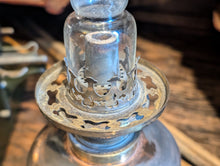 Load image into Gallery viewer, Victorian Art Nouveau Oil Lamp Lantern With Vaseline Shade