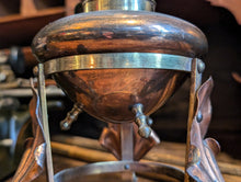 Load image into Gallery viewer, Victorian Art Nouveau Oil Lamp Lantern With Vaseline Shade