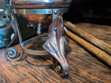 Load image into Gallery viewer, Victorian Art Nouveau Oil Lamp Lantern With Vaseline Shade