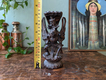 Load image into Gallery viewer, Balinese Rosewood Carving - Vishnu and Garuda