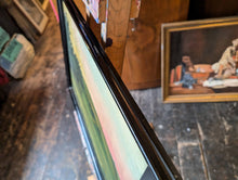 Load image into Gallery viewer, 1919 Danish Oil Painting  - Sunset Hillside Landscape - Hjorring Bjerge -  -  62 x 47cm