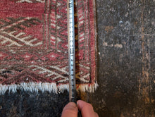 Load image into Gallery viewer, 2'11"x2'3" Antique Afghan Hand Knotted Wool Baluch Rug - 88cm x 68cm